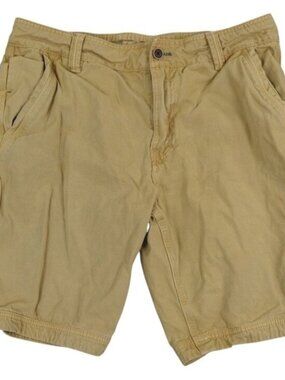FatFace Shorts Men 36 Sand Cotton Heavyweight Cotton Casual Utility Outdoor